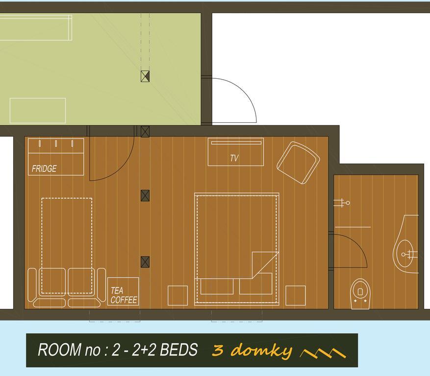 3 Domky Bed and Breakfast Demänovská Dolina Eksteriør billede