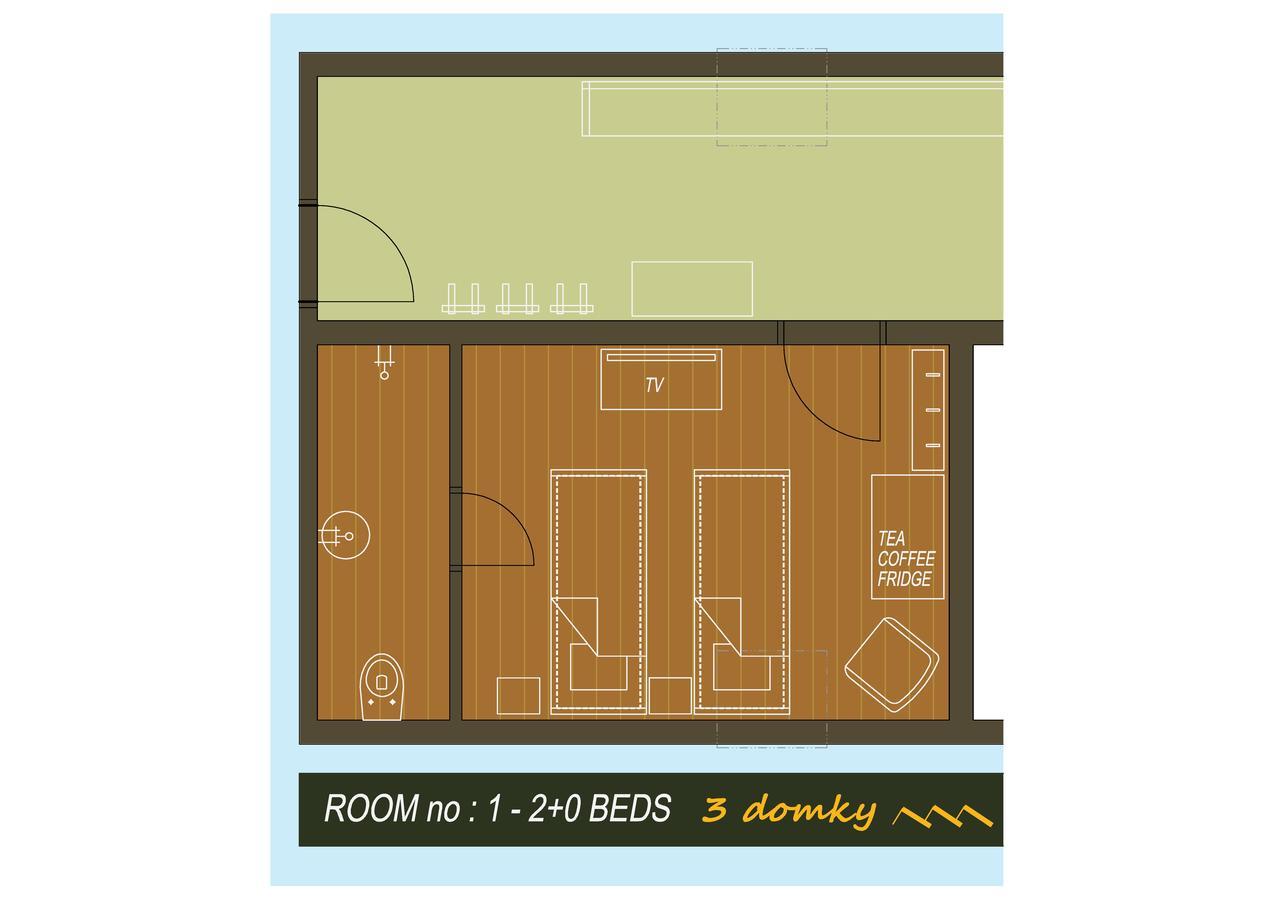 3 Domky Bed and Breakfast Demänovská Dolina Eksteriør billede